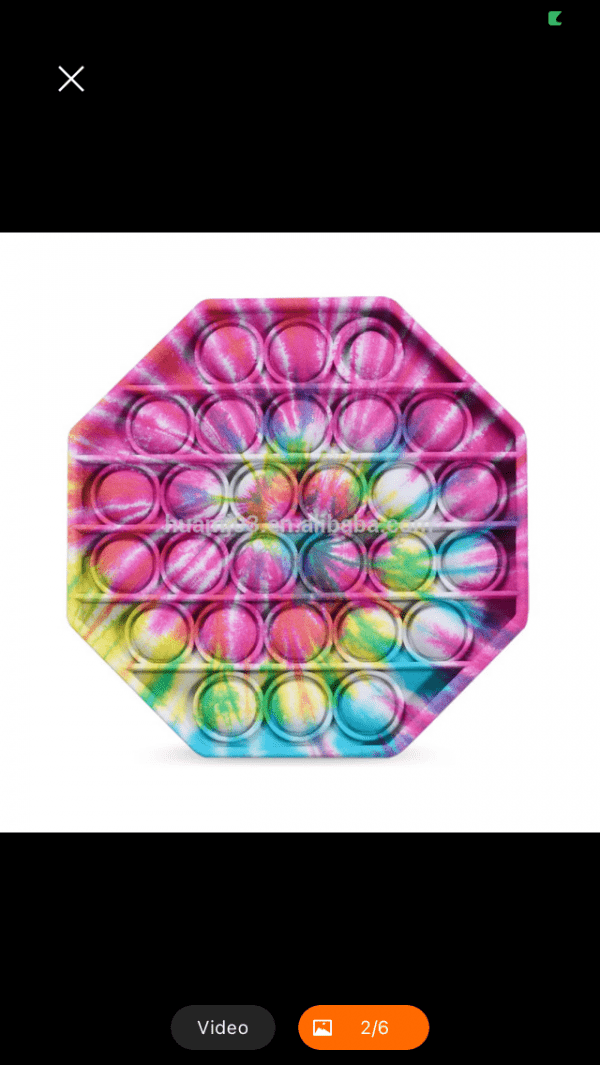 Popit batik, mörkare