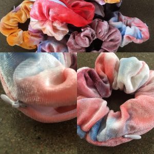 blixtlås-scrunchie smutspastell