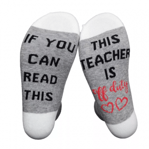 Teacher off duty!