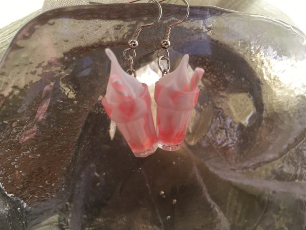 örhängen glassdrink smultron