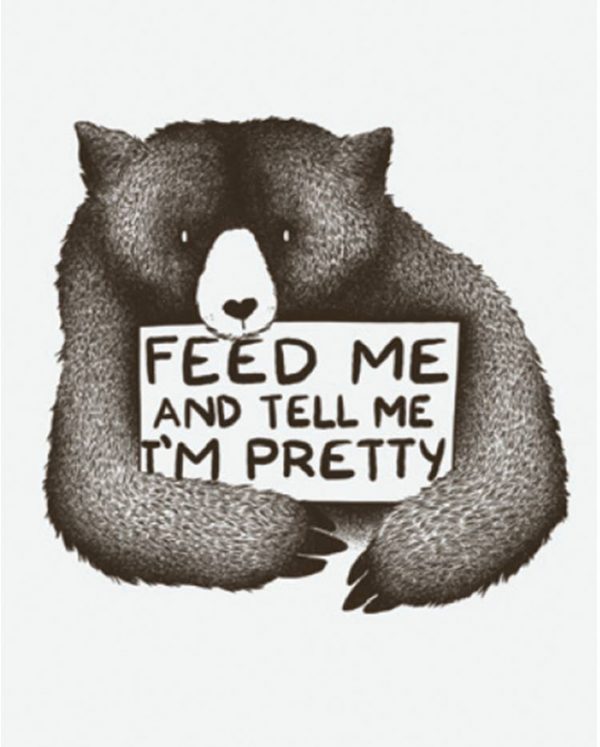 Feed me - magnet