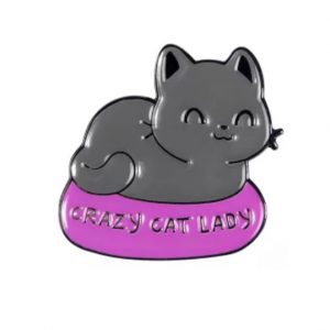 Cat-lady pin