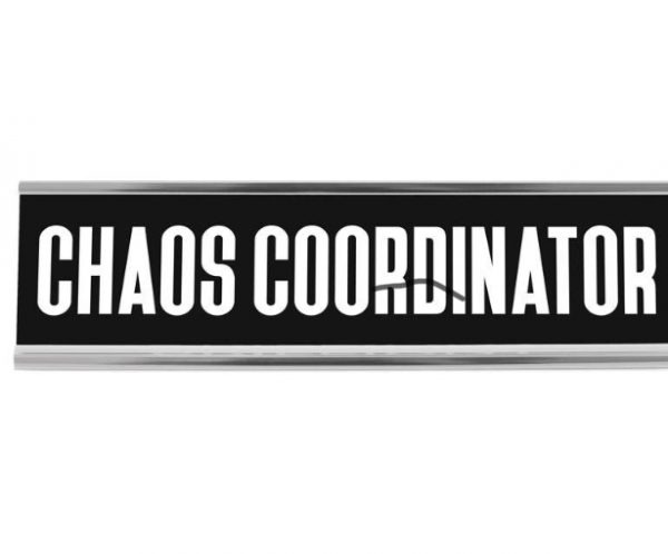 Skylt Chaos