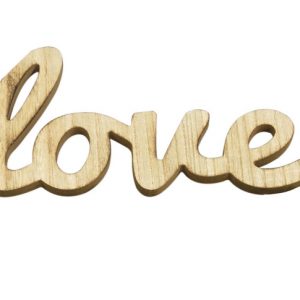 Träskylt Love