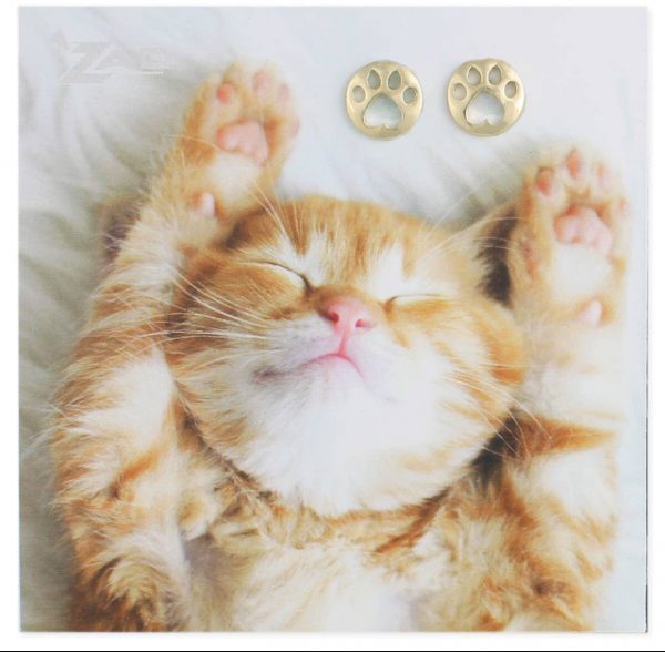Örhängen katt-tassar