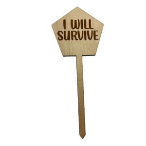 Blomskylt Survive