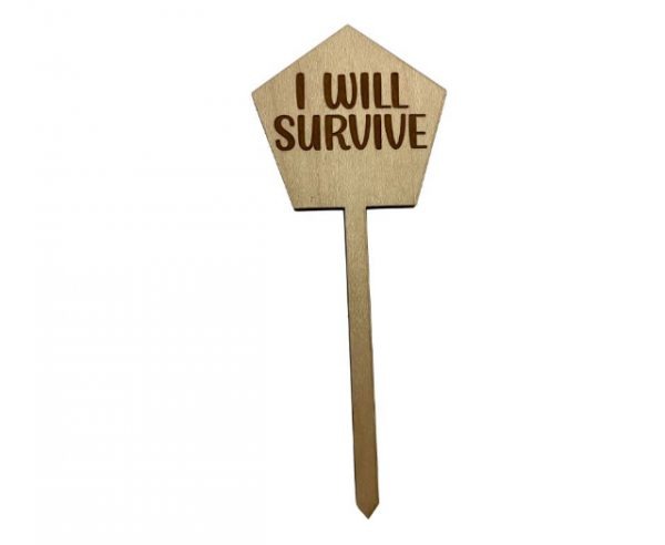 Blomskylt Survive