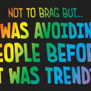 Avoiding people