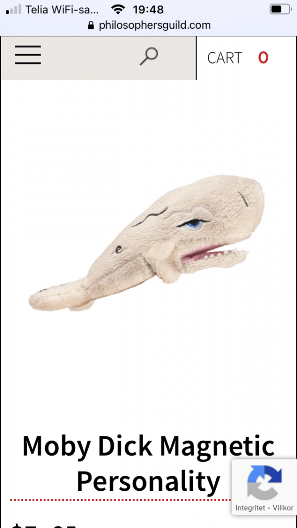 Moby Dick fingerdocka