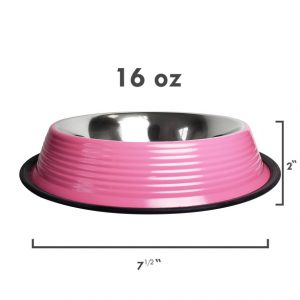 Bubbelgumsrosa skål
