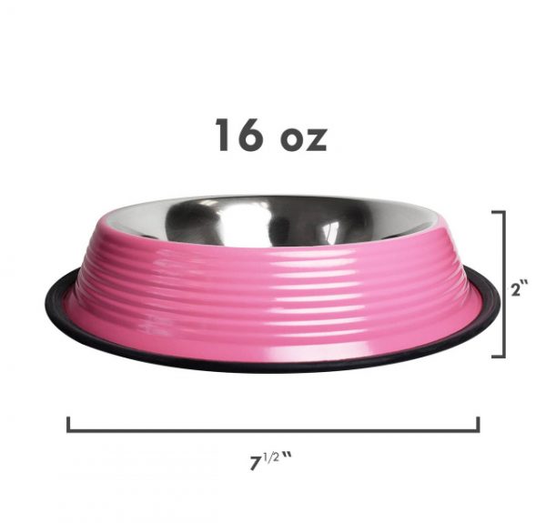 Bubbelgumsrosa skål