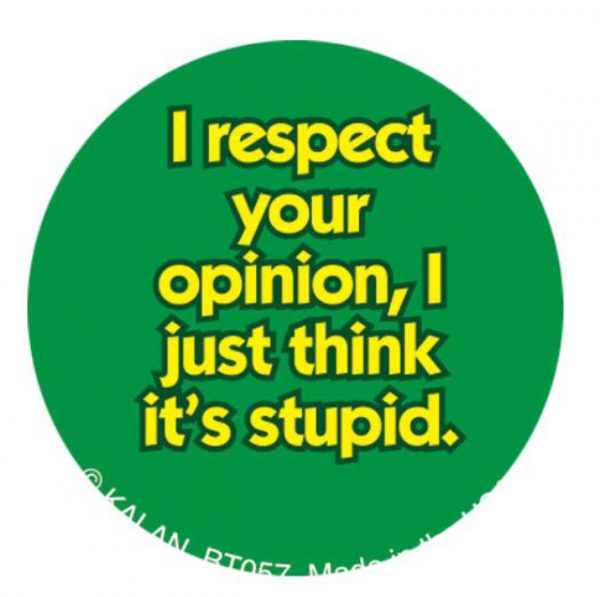 Badge respect opinion