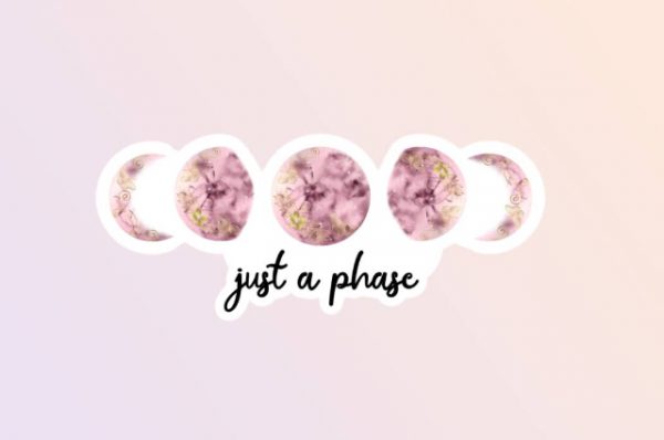 Just a phase sticker
