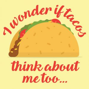 think of tacos magnet