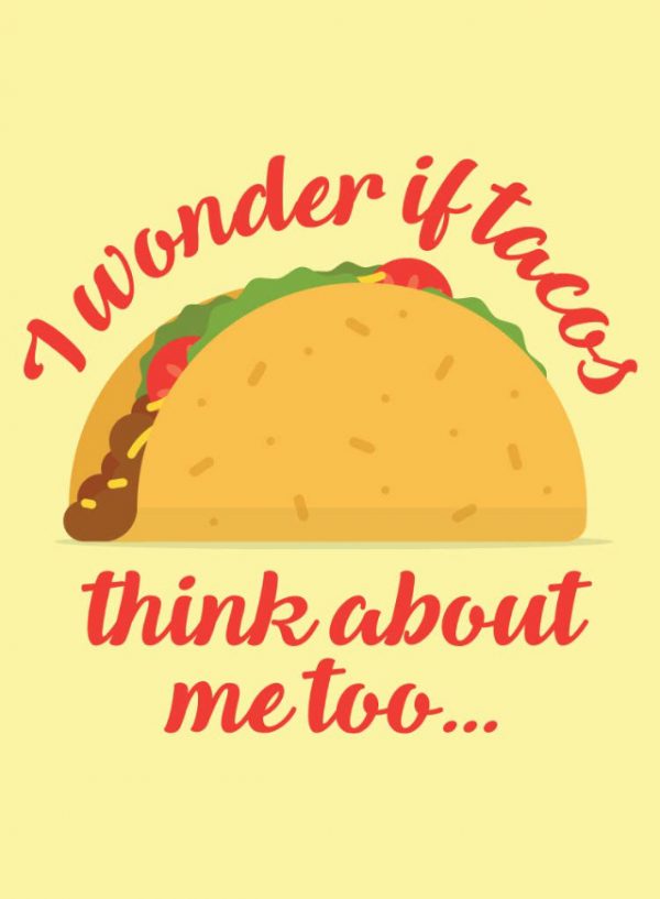 think of tacos magnet