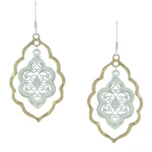 tvåfärgad filigree