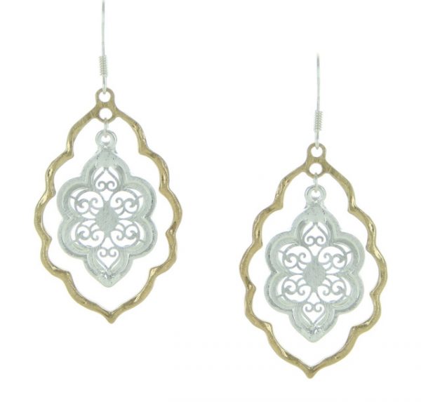 tvåfärgad filigree