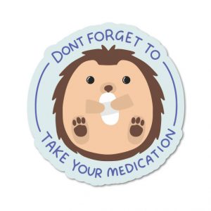 Vinylklistermärke-medicin