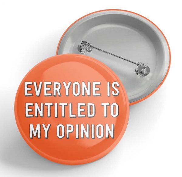 My opinion