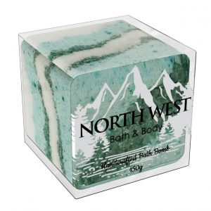 Green tea tree bathcube