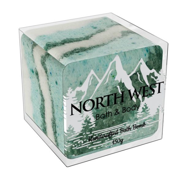 Green tea tree bathcube