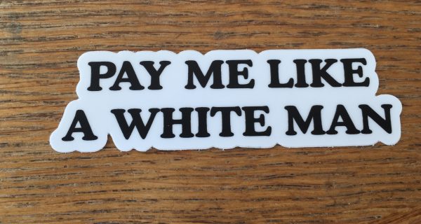 Pay me vinylsticker