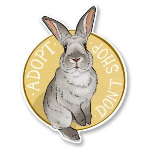 Adopt vinylsticker