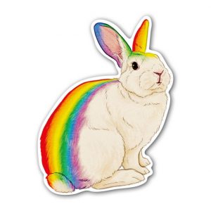 Sticker rainbowbun