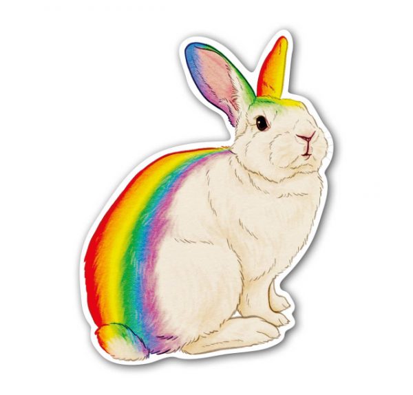 Sticker rainbowbun