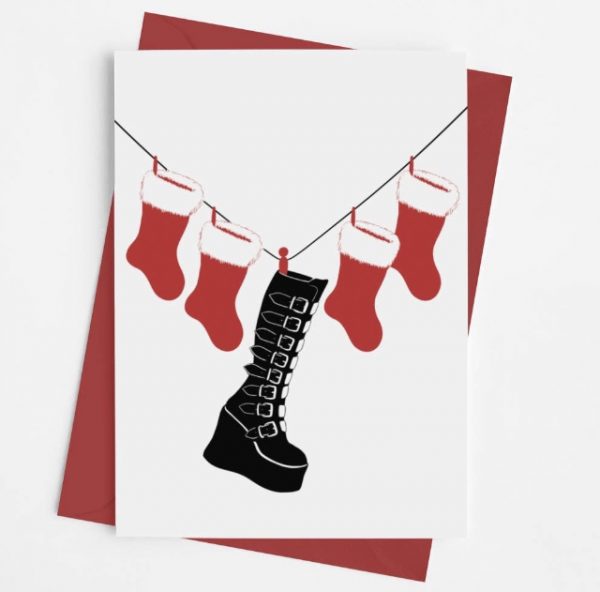 Goth jul boot