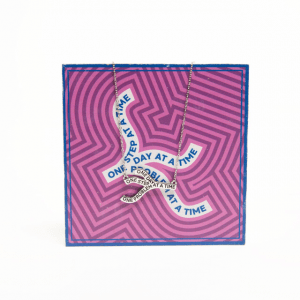 Halsband och tavla "thought noodle" One